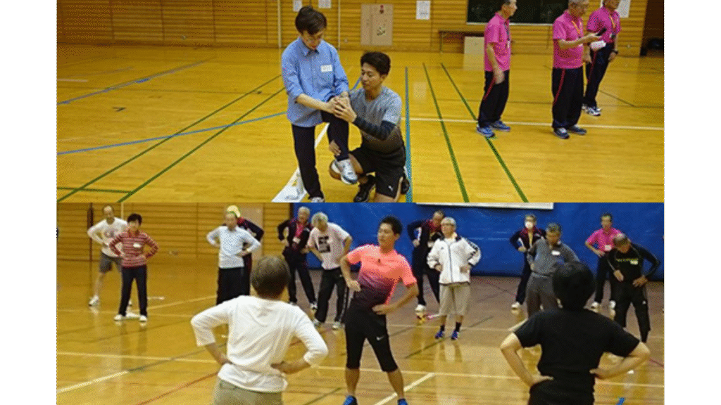 五十嵐による肺活・水活セッション風景