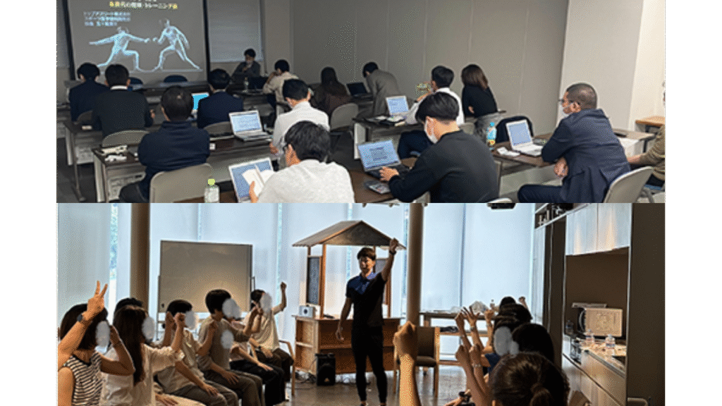 五十嵐による肺活・水活セッション風景