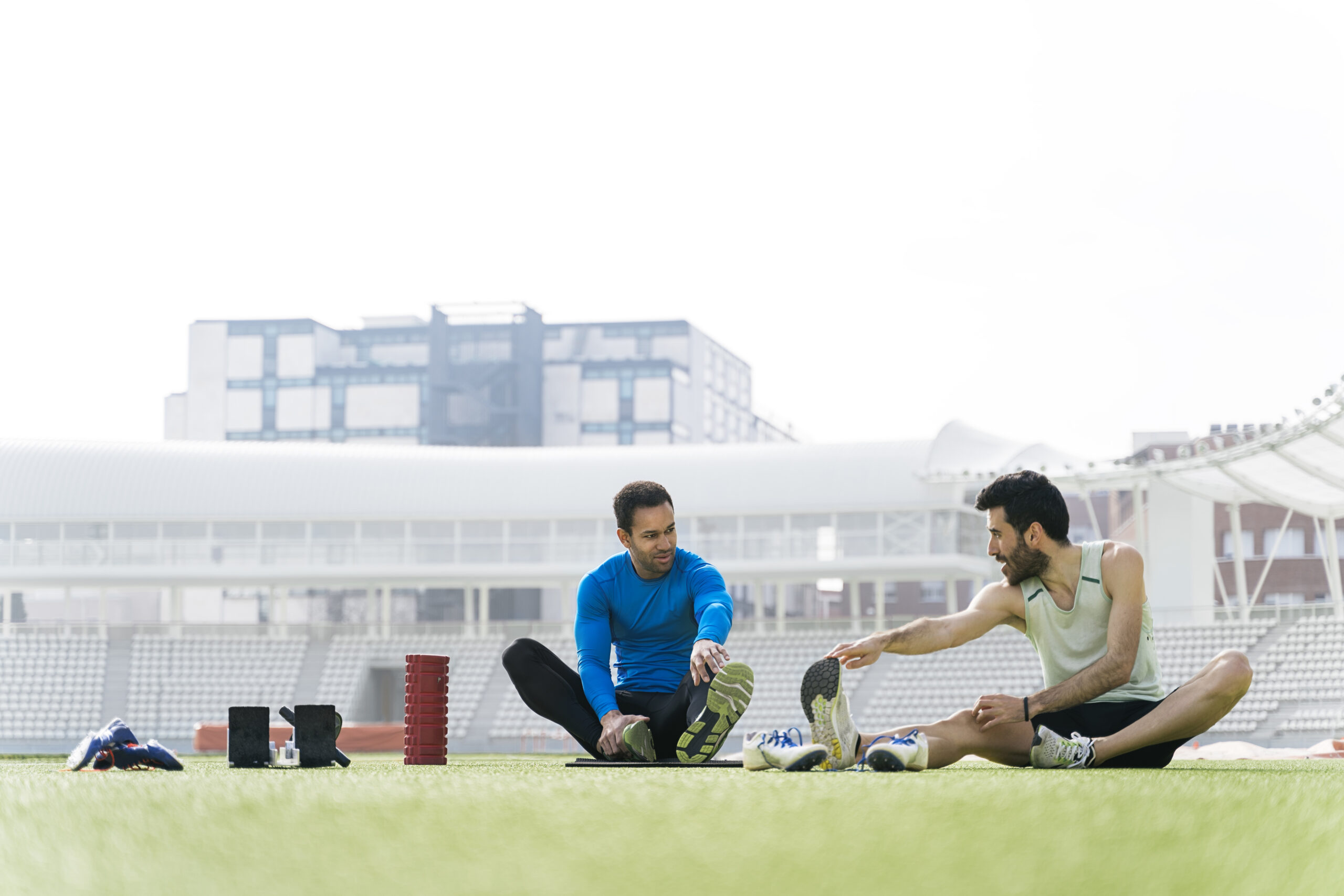 スポーツ現場：
チームのリカバリーステーションに設置し、練習後の数分を習慣化